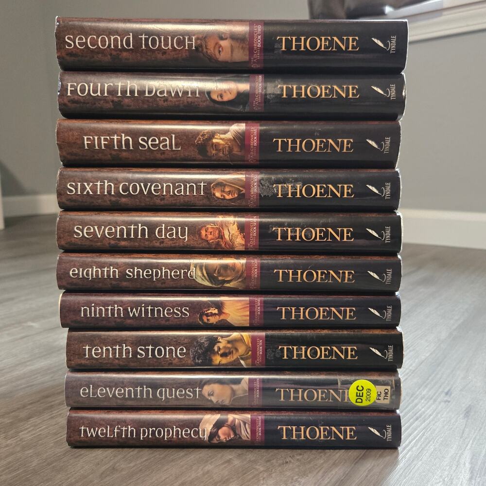 AD Chronicles Books Bodie Brock Thoene 10 Hardcover Book Lot Christian Fiction